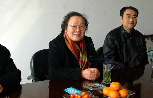 江苏省质量治理协会常务副会长浦振英一行来mg不朽情缘集团调研