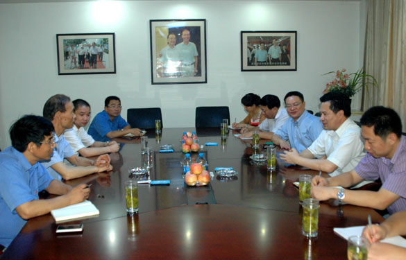 常州市质监局局长王坚刚一行来mg不朽情缘调研