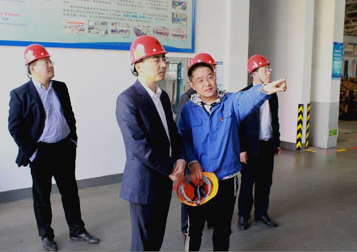 2018年4月9日，，，，宣都会委常委、常务副市长汪谦慎来mg不朽情缘电缆旅行考察