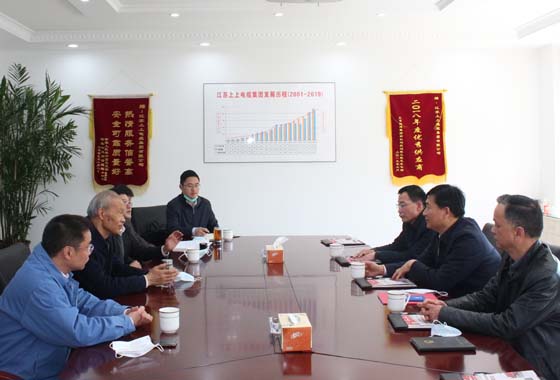 常州市人大常委会副主任盛建良一行来mg不朽情缘调研复工复产情形