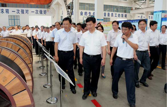 盱眙县党政代表团来mg不朽情缘集团旅行考察