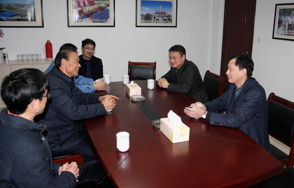 溧阳市地税局局长鞠嘹亮一行来mg不朽情缘电缆走访