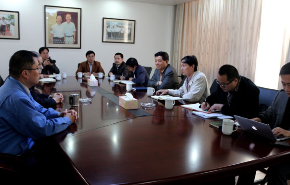 常州市地税局副局长宋伟一行来mg不朽情缘电缆走访