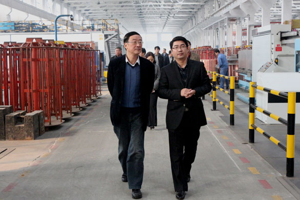 常州市政协副主席杨平平一行来mg不朽情缘集团考察