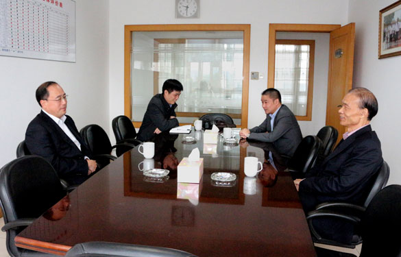 溧阳市公安局局长刘新农来mg不朽情缘集团走访