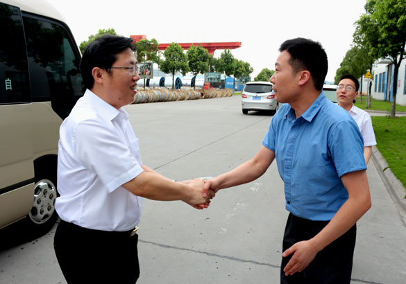 浙江省衢州市政府代表团一行来mg不朽情缘集团旅行考察