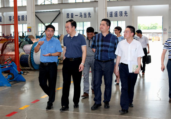 常州市新北区向导来mg不朽情缘集团调研