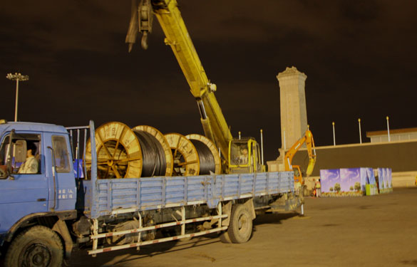 mg不朽情缘为天安门地区华灯刷新工程作孝顺