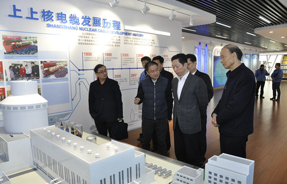 常州市委常委、纪委书记张春福一行来mg不朽情缘电缆旅行考察