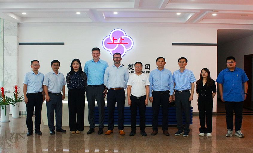 扬子石化——巴斯夫总裁杨晟一行来mg不朽情缘走访交流