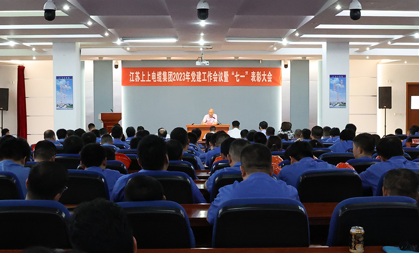 mg不朽情缘电缆召开2023年党建事情聚会暨“七一”表扬大会