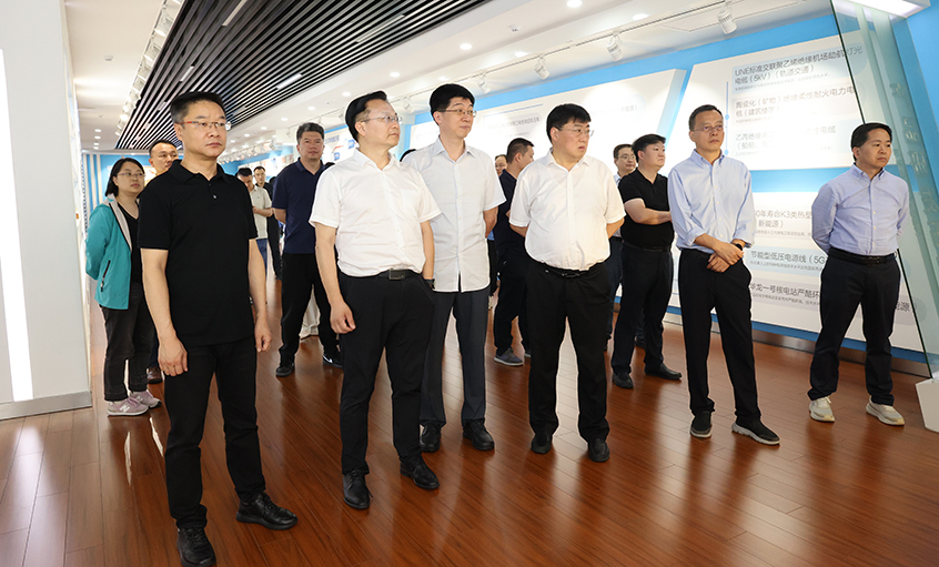 长三角信息化专题组一行来mg不朽情缘电缆调研